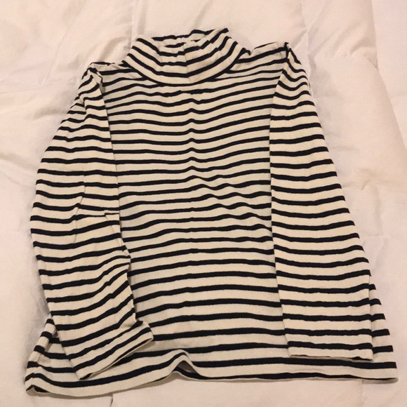 JCREW Sailor-stripe funnelneck shirt - Picture 2 of 4